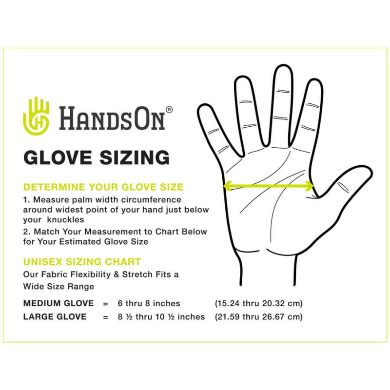 Hands On Grooming Gloves Size Chart